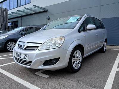 Lot WV10 UAZ) 2010 Vauxhall Zafira Design 5-door...
