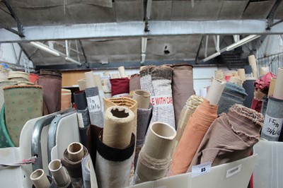 Lot 65 - Trolley containing approximately 30 part rolls...