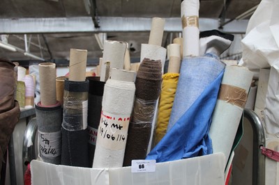 Lot 66 - Trolley containing approximately 30 part rolls...