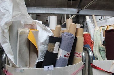 Lot 67 - Trolley containing approximately 30 part rolls...
