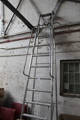 Lot 85 - Zarges 10 step platform aluminium ladder