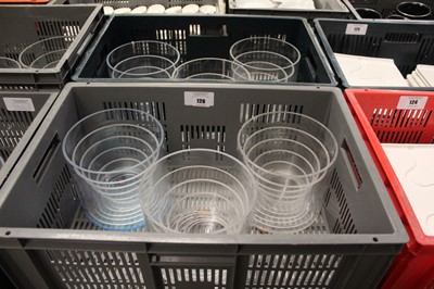 Lot 126 - Two plastic crates containing a total of...