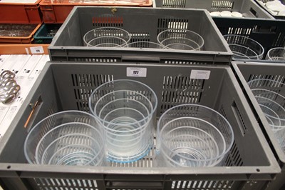 Lot 127 - Two plastic crates containing a total of...
