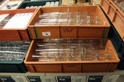 Lot 134 - 3 stacking crates containing a total of...