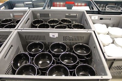 Lot 143 - Two plastic crates containing a total of...