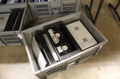 Lot 152 - Two plastic crates containing Brabantia food...
