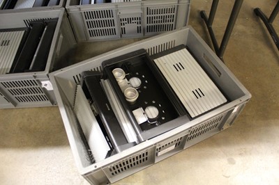 Lot 153 - Two plastic crates containing Brabantia food...