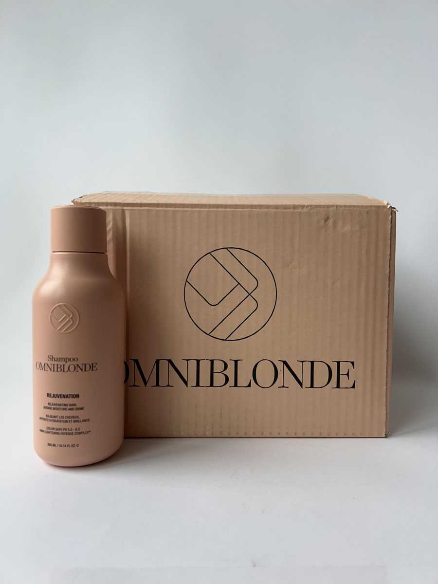 Lot 12x OMNIBLONDE Rejuvenation Shampoo 300ml, boxed