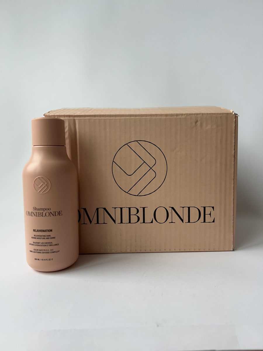 Lot 12x OMNIBLONDE Rejuvenation Shampoo 300ml, boxed