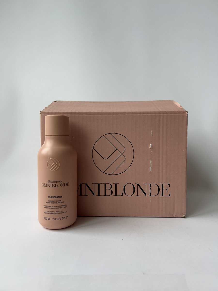 Lot 12x OMNIBLONDE Rejuvenation Shampoo 300ml, boxed