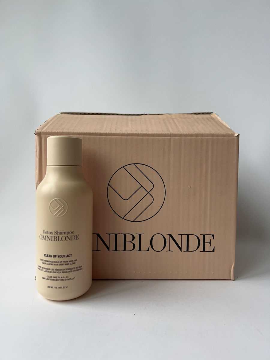 Lot 12x OMNIBLONDE Clean Up Your Act Detox Shampoo...