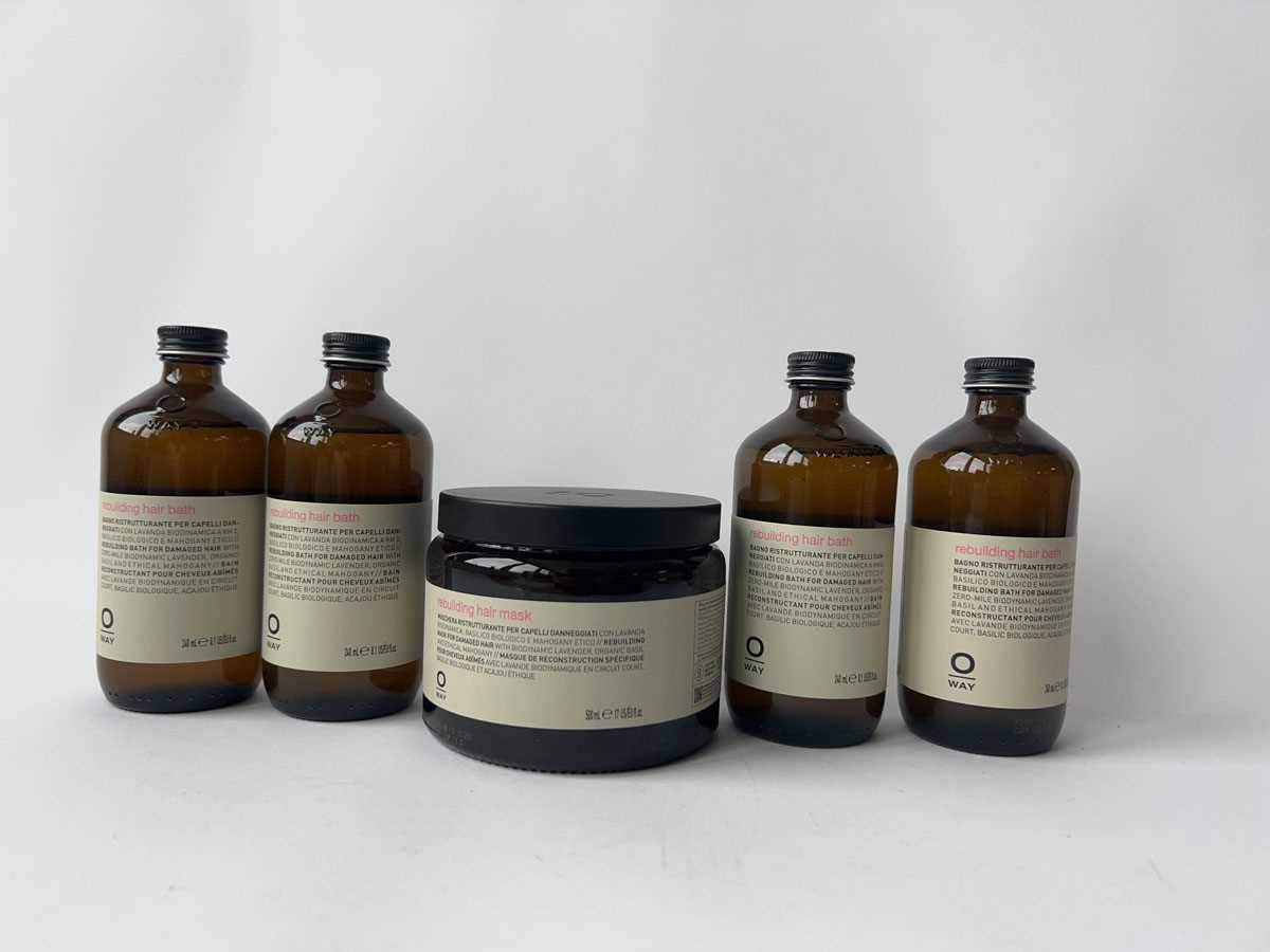 Lot 4x O | WAY Rebuilding Hair Bath, 240ml, with O...