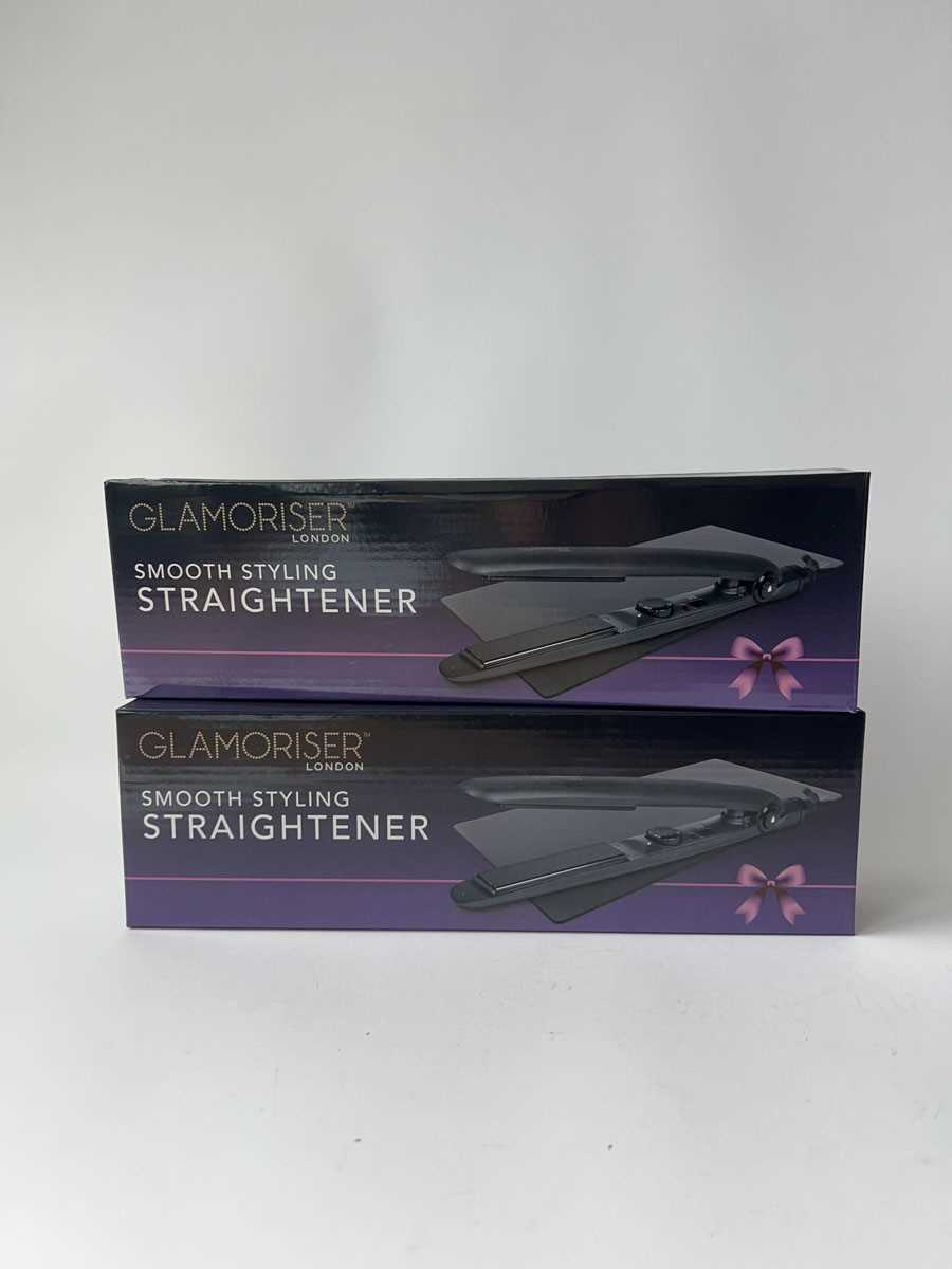 Lot 2x Glamoriser London Smooth Styling Straightener