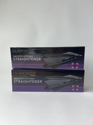 Lot 2x Glamoriser London Smooth Styling Straightener