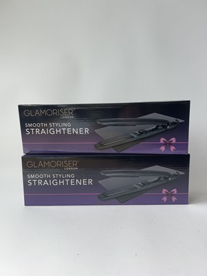 Lot 2x Glamoriser London Smooth Styling Straightener