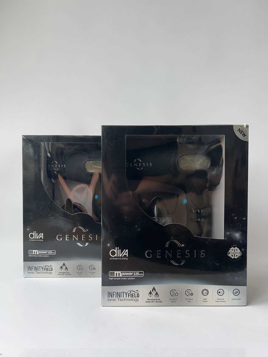 Lot 2x Diva Genesis Hair Dryer
