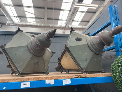 Lot 4070 - Six vintage lanterns