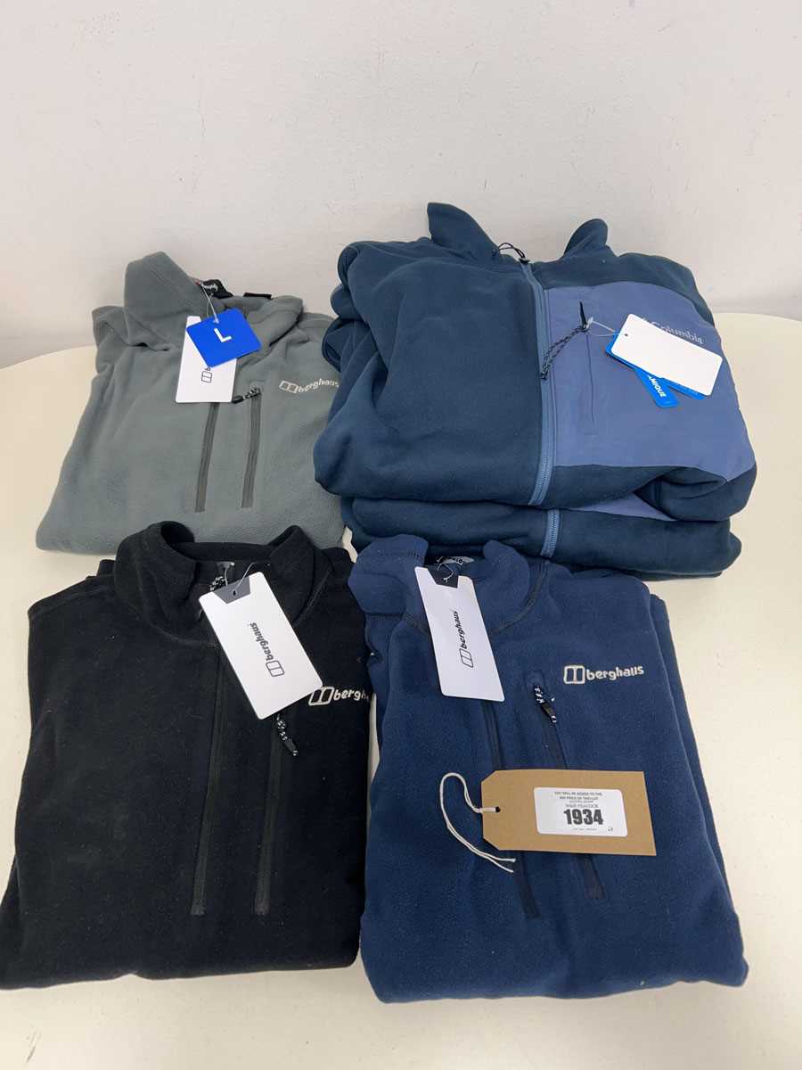 Lot x7 men's fleeces and jackets by Berghaus &...