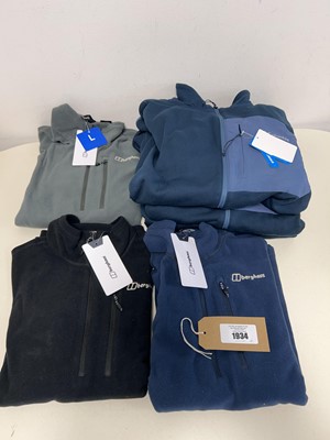 Lot x7 men's fleeces and jackets by Berghaus &...