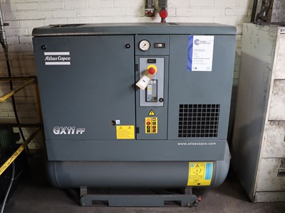 Lot 2 - Atlas Copco GX11 FF receiver-mounted packaged...