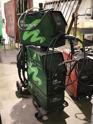 Lot 16 - Migatronic Flex 330 welder with wire feed