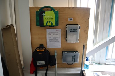 Lot 114 - A range of first aid items including...