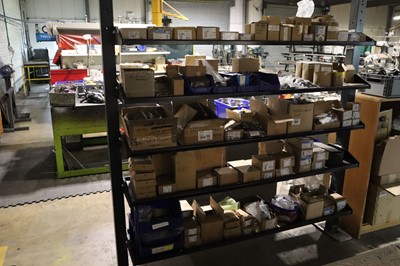 Lot 88 - 5-tier heavy duty shelf unit (bolted to floor)...