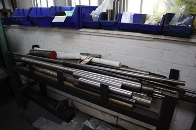 Lot 94 - Small stock rack with stainless steel & nylon...