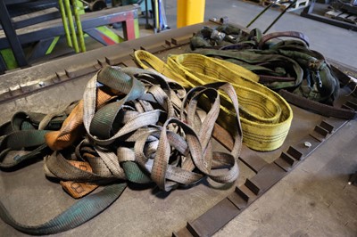Lot 109 - Various lifting straps