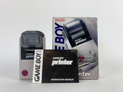 Lot 10 - A boxed Nintendo Gameboy Printer model MGB-007