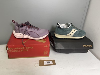 Lot 1915 - 2x Boxed pairs of trainres to include Saucony...