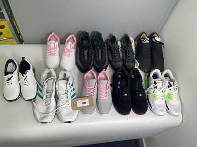 Lot 1920 - 9x Pairs of trainers in various styles to...