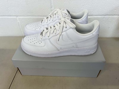 Lot Boxed pair of Nike Air Force 1 trainers in...