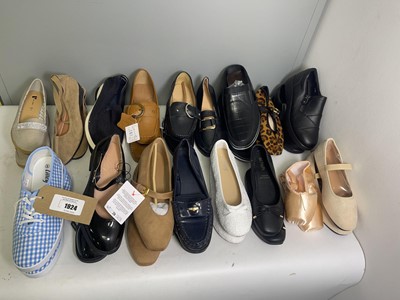 Lot 1924 - 17x Pairs of shoes in various styles to...