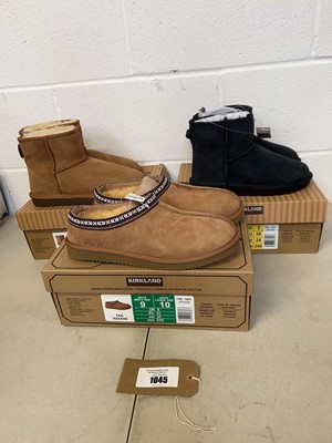 Lot x2 boxed pairs of Kirkland botts (UK 5&7)...
