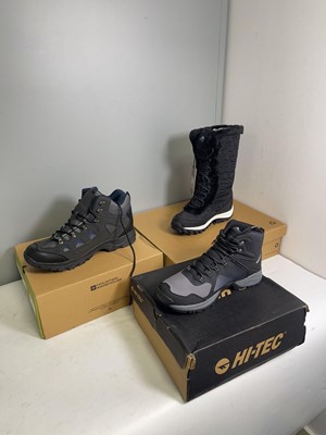 Lot 1939 - 3x Boxed pairs of boots to include Trespass...