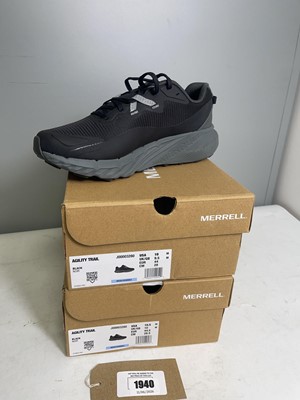 Lot 1940 - 2x Boxed pairs of Merrell agility trail...