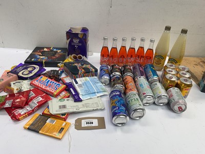 Lot 3324 - Selection of drinks and confectionery
