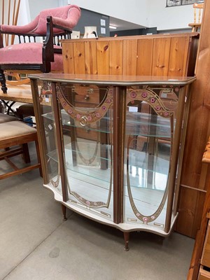 Lot 5227 - 1970s glazed and laminate display cabinet
