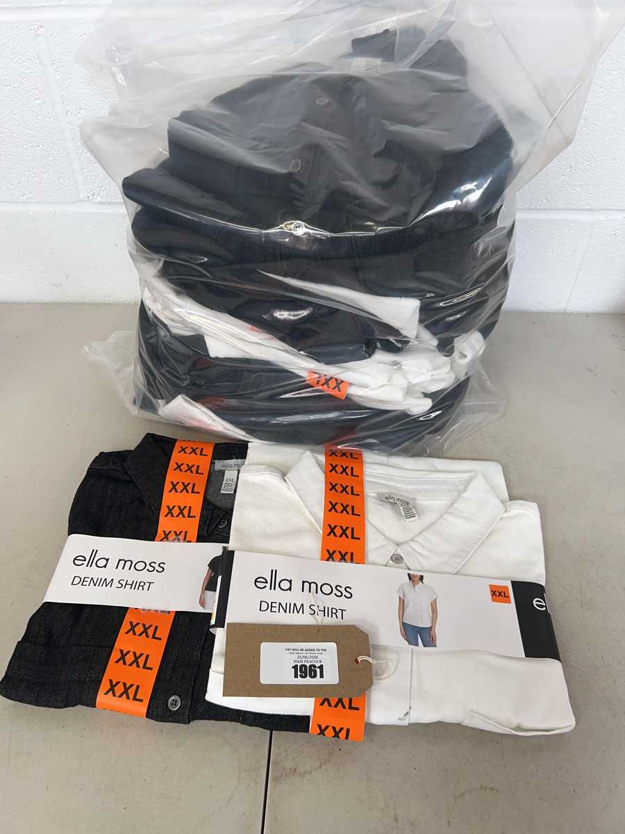 Lot Approx. 20 ladies Ella Moss denim shirts