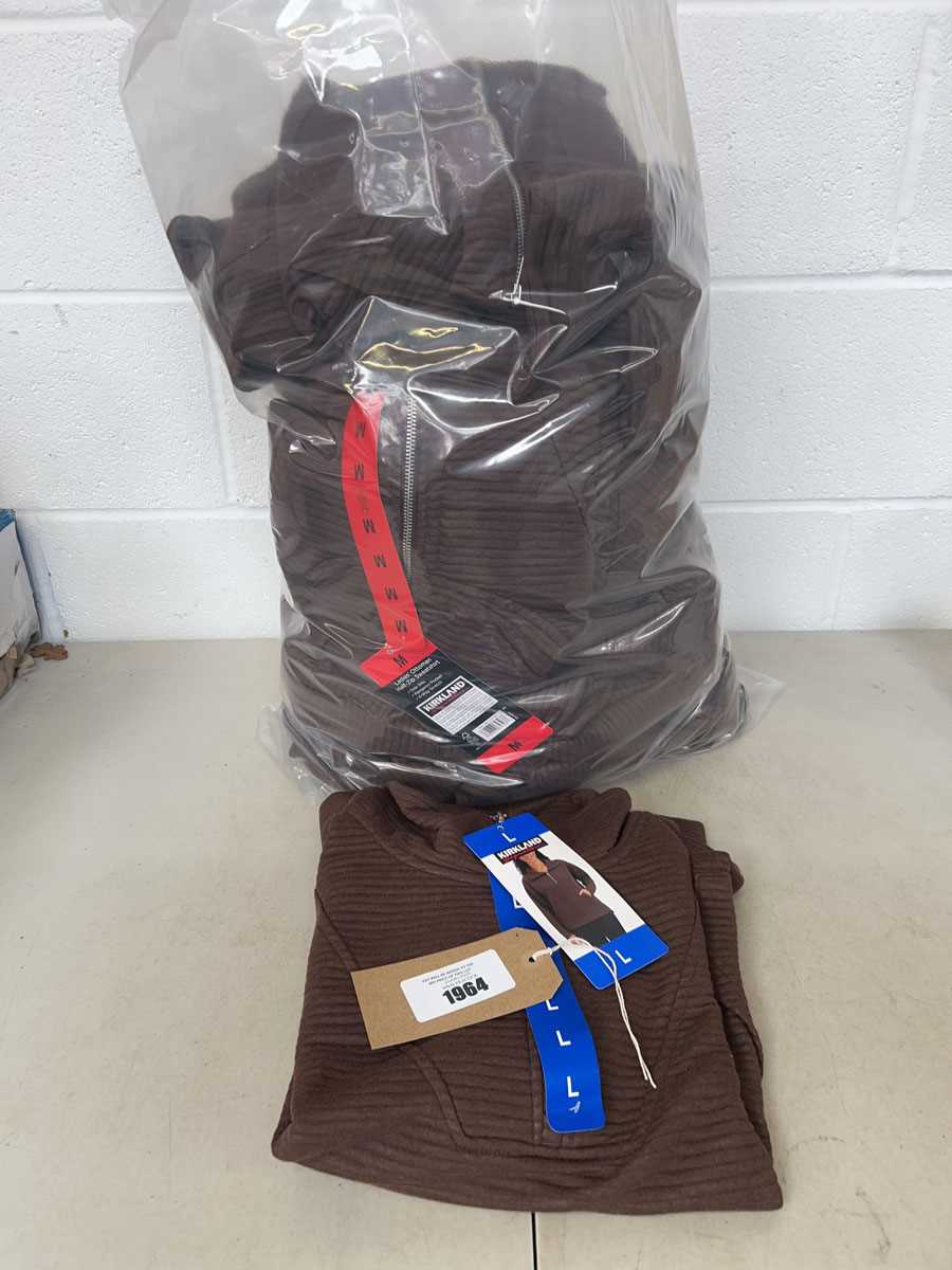 Lot Approx. 20 Kirkland ladies ottoman 1/2 zip...