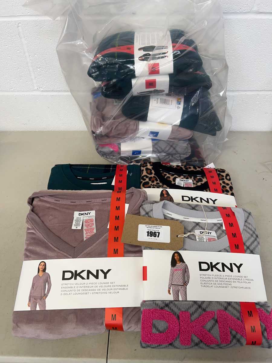 Lot Approx. 10 ladies DKNY pyjama sets