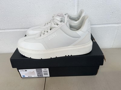 Lot Boxed pair of DKNY trainers size UK 7