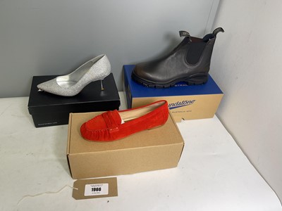 Lot 1966 - 3x Boxed pairs of shoes to include Dune UK5,...