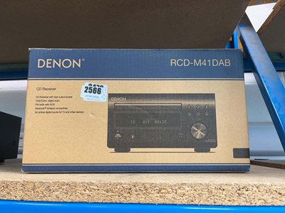 Lot 2566 - Denon CD receiver RCD M41DAB
