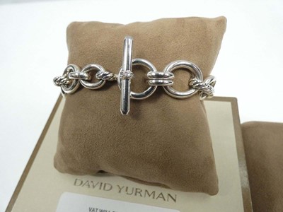 Lot 2058 - David Yurman Mercer sterling silver toggle...