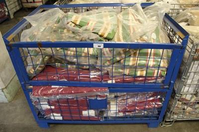 Lot 160 - Pallet crate of curtains, valances etc