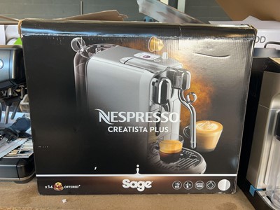Lot 1103 - Nespresso Creatista Plus coffee machine, boxed