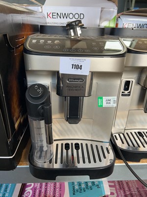 Lot 1104 - DeLonghi Magnifica Evo Next coffee machine, boxed