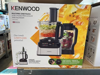 Lot 1133 - Kenwood Multi-Pro one touch 2-in-1 food...